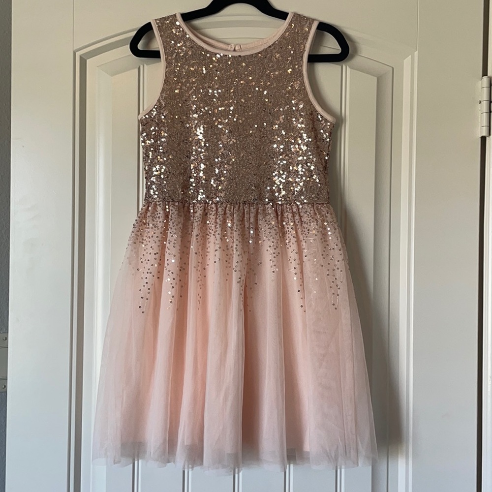 Girls sequin dress
